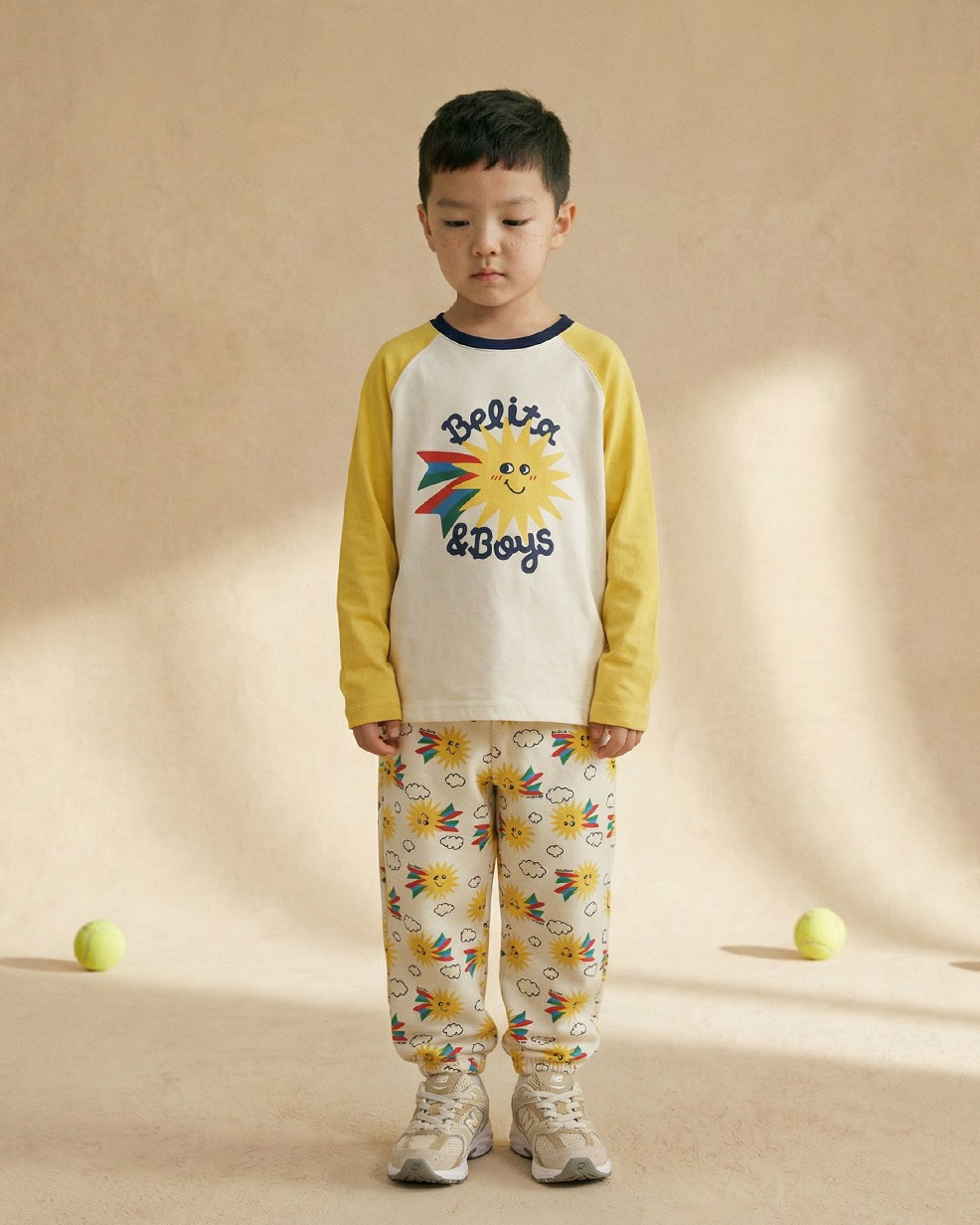 Yellow Sun Raglan Long Sleeve