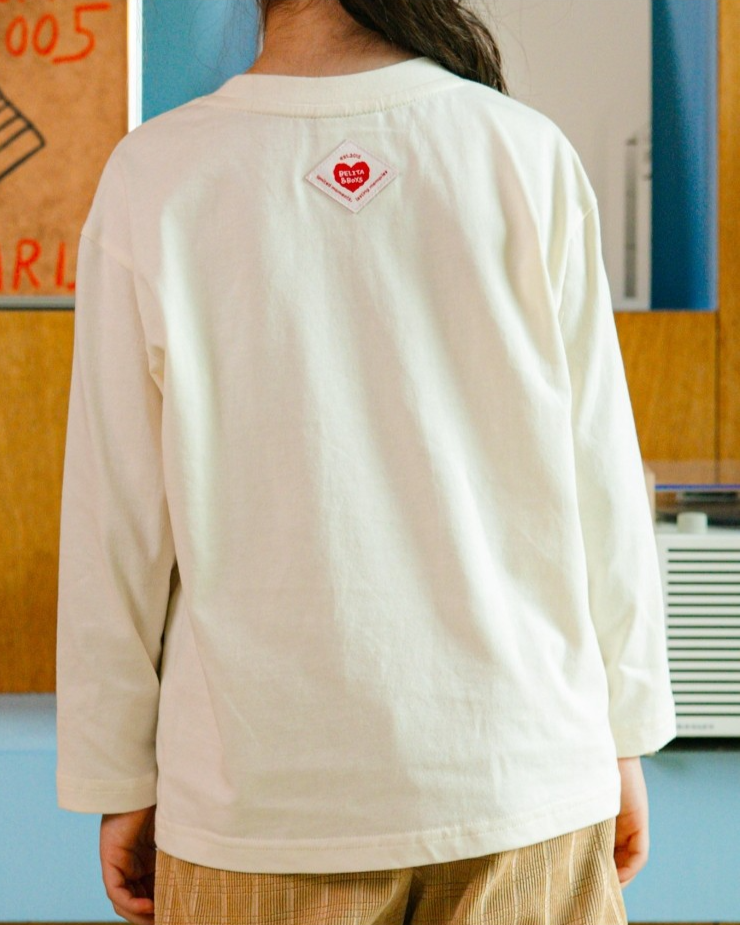 Ivory Belita Logo Long Sleeve