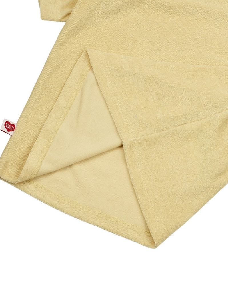 Yellow Bubble Apple Terry Mid Sleeve