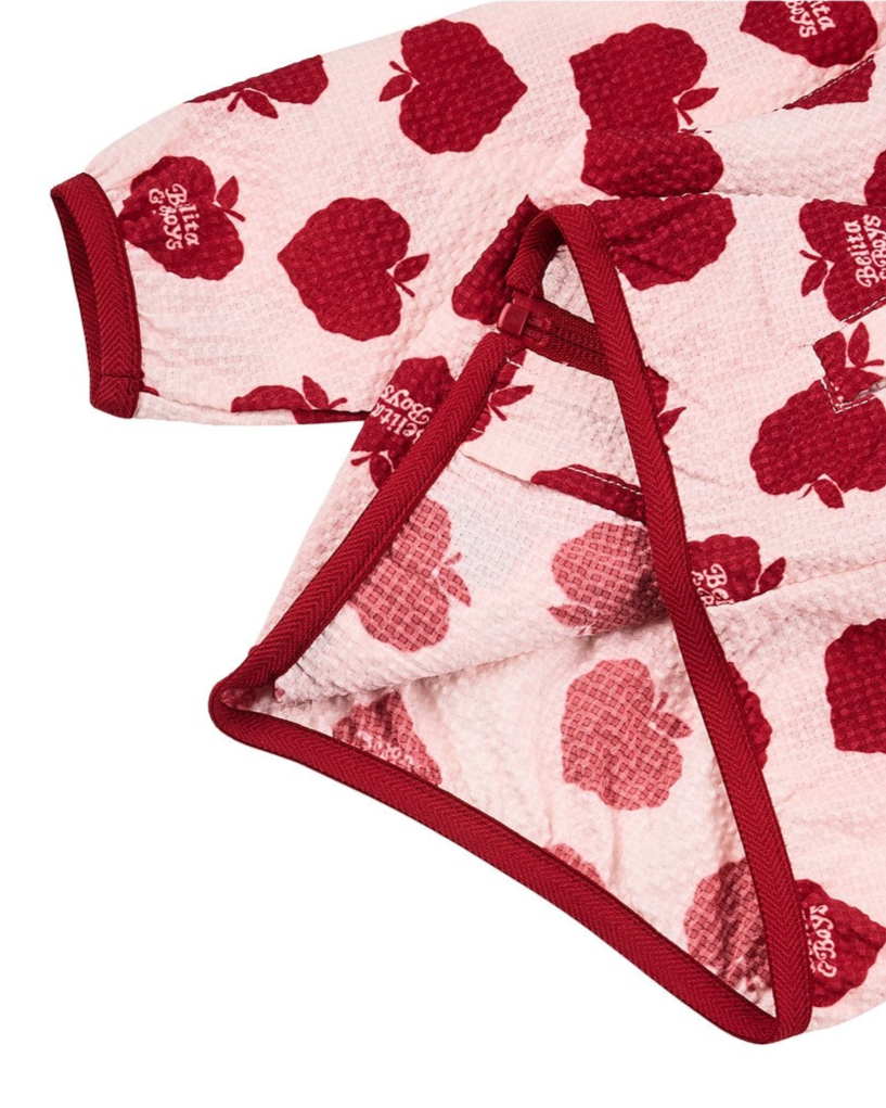 BABY Red Bubble Apple Pattern Windbreaker