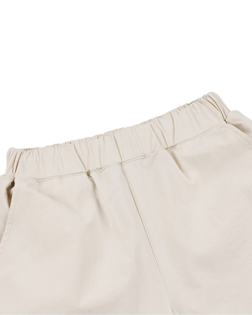 Ivory BB Heart Nylon Shorts