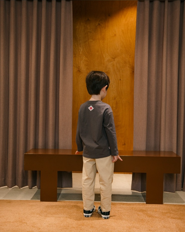 Charcoal Belita Logo Long Sleeve