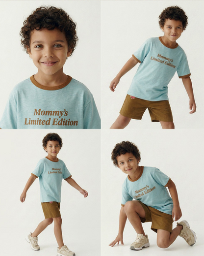 [SET] Mint Mommy Short Sleeve Tee & Shorts