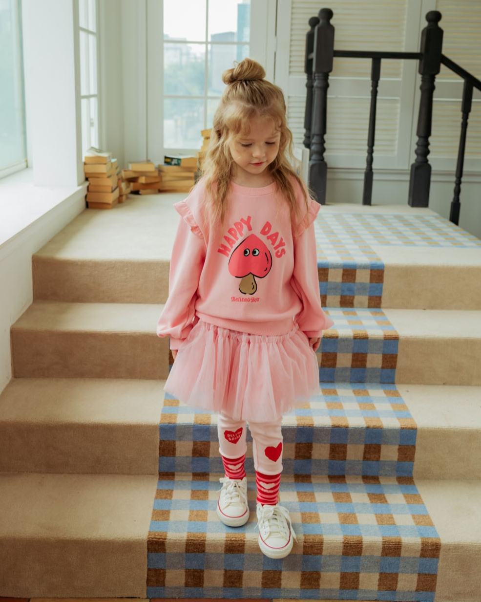 GIRL Pink Layered Tulle Skirt