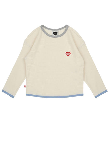 [SET] Cream BB Heart Waffle One Mile