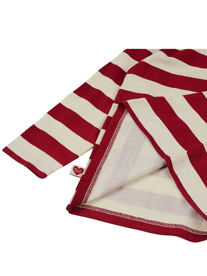 Red BB Heart Stripe Rugby Shirt