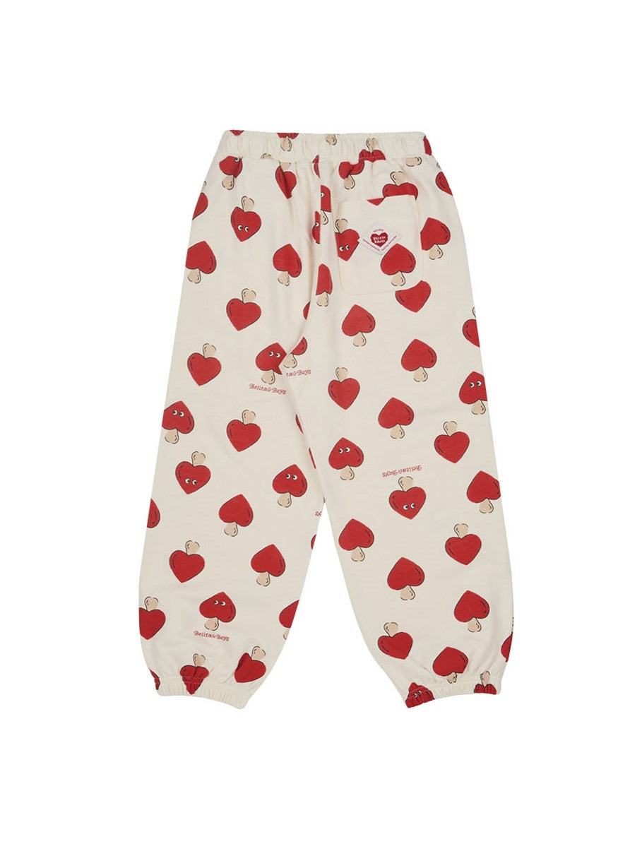 [SET] Cream Mushroom Pattern Jogger