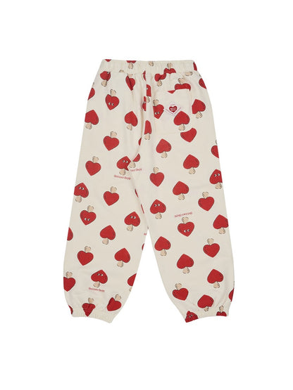 [SET] Cream Mushroom Pattern Jogger