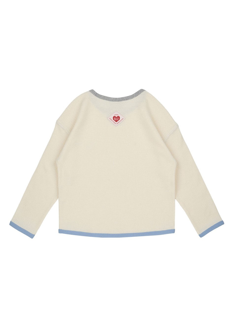 [SET] Cream BB Heart Waffle One Mile