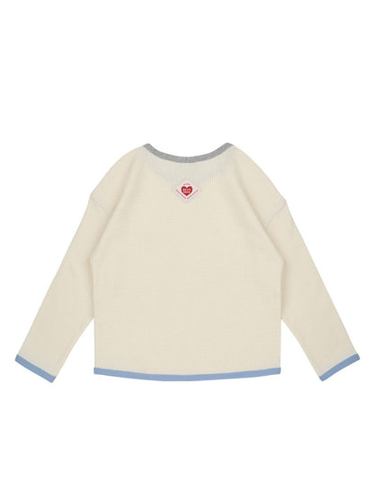 [SET] Cream BB Heart Waffle One Mile