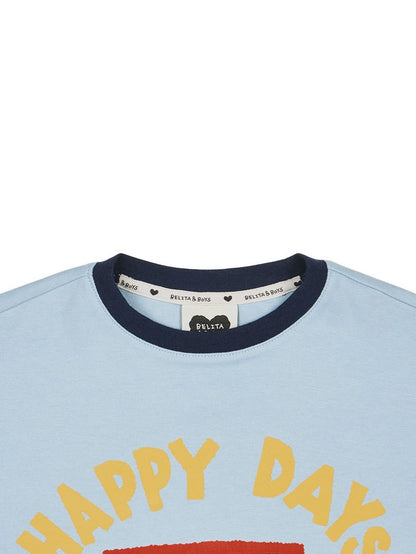 [SET] Navy Bus Color Block One Mile