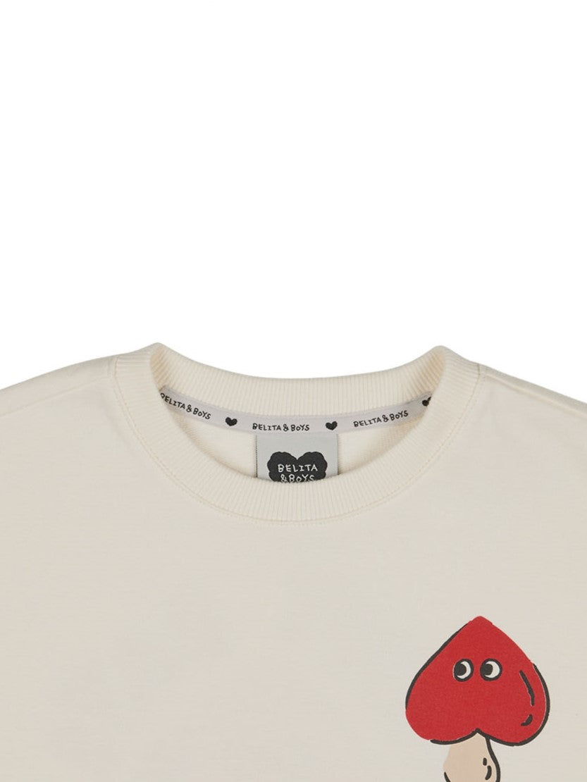 [SET] Cream Mushroom Pattern Jogger