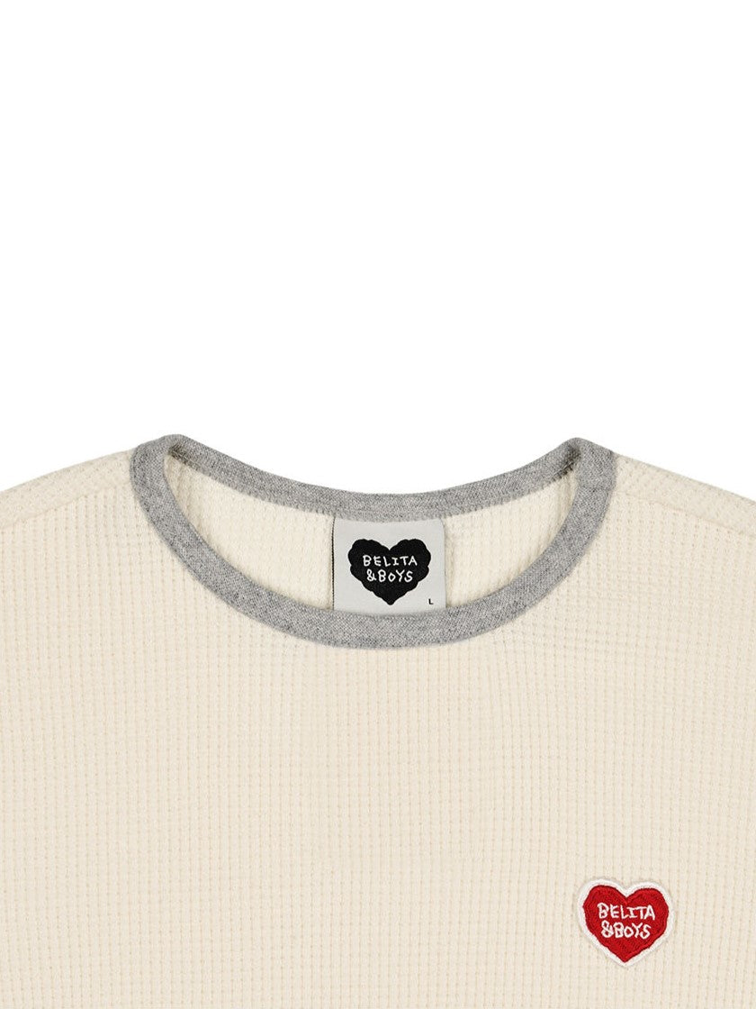 [SET] Cream BB Heart Waffle One Mile