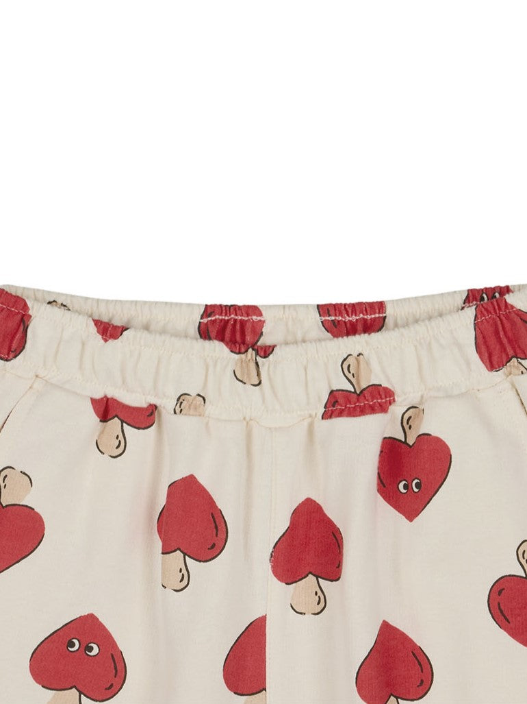 [SET] Cream Mushroom Pattern Jogger