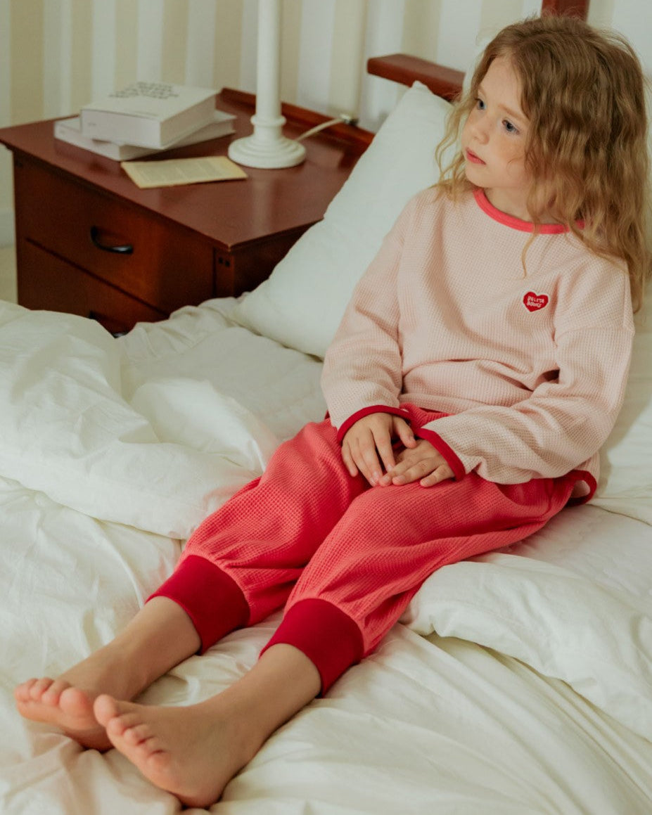 [SET] Pink BB Heart Waffle One Mile