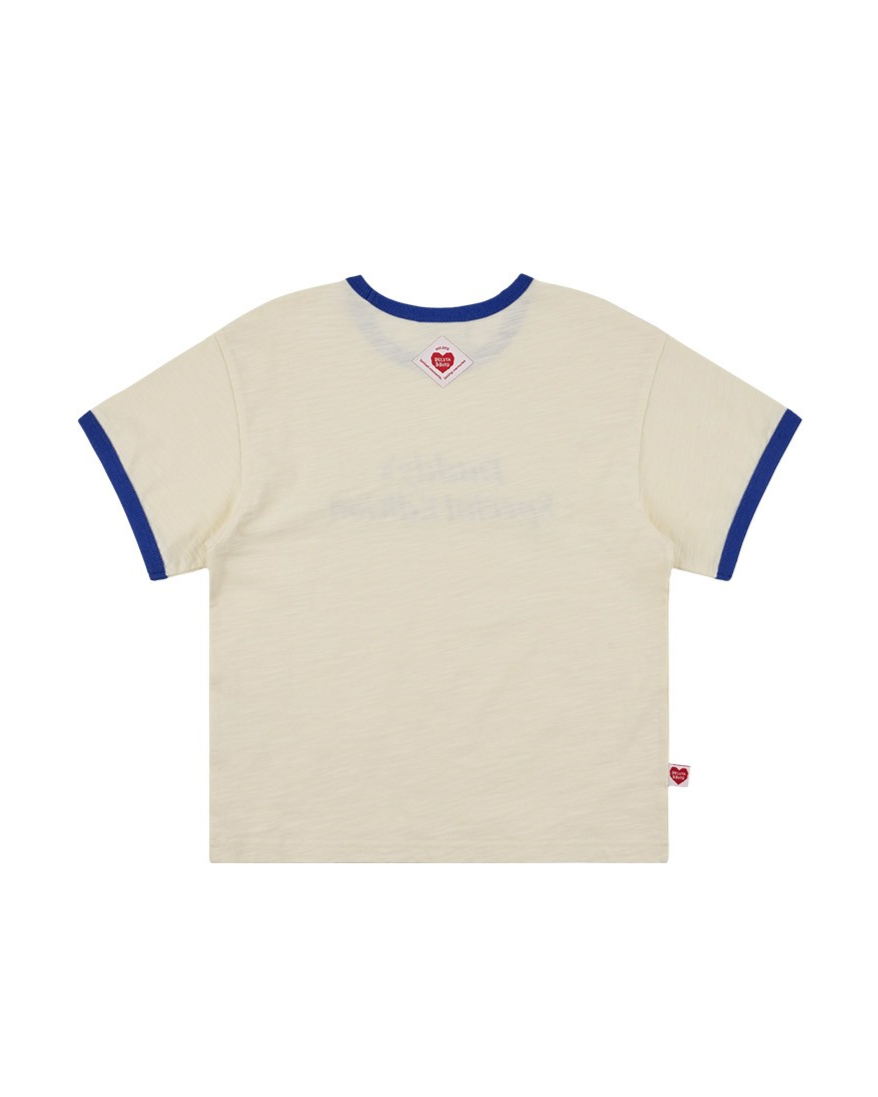 [SET] Cream Daddy Short Sleeve Tee & Shorts
