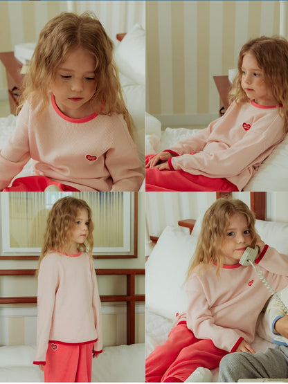 [SET] Pink BB Heart Waffle One Mile