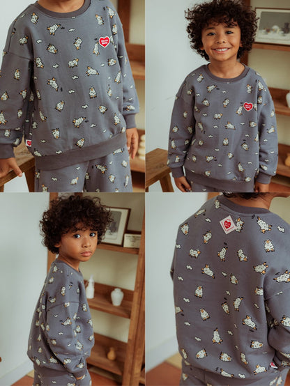 [SET] Grey Sheep Patter Jogger