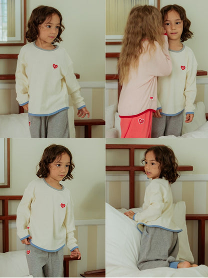 [SET] Cream BB Heart Waffle One Mile