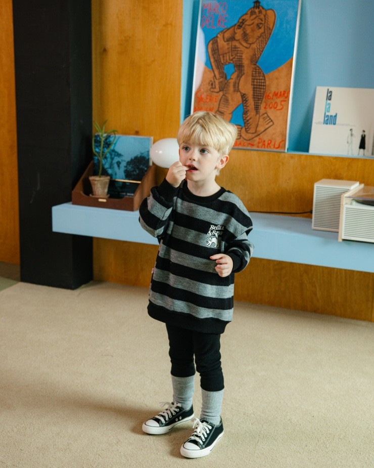 Black Color Block Leggings