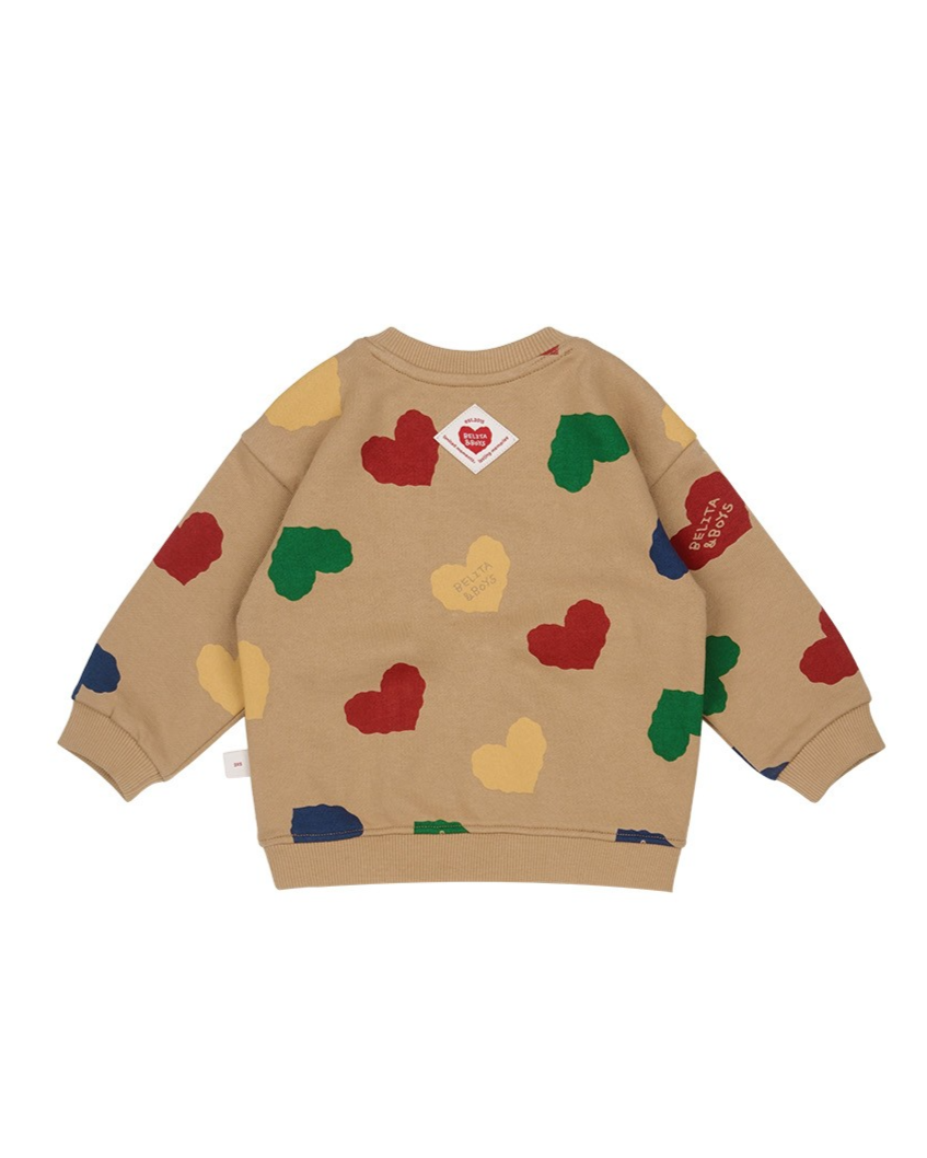 [BABY SET] Camel BB Color Heart Pattern Jogger