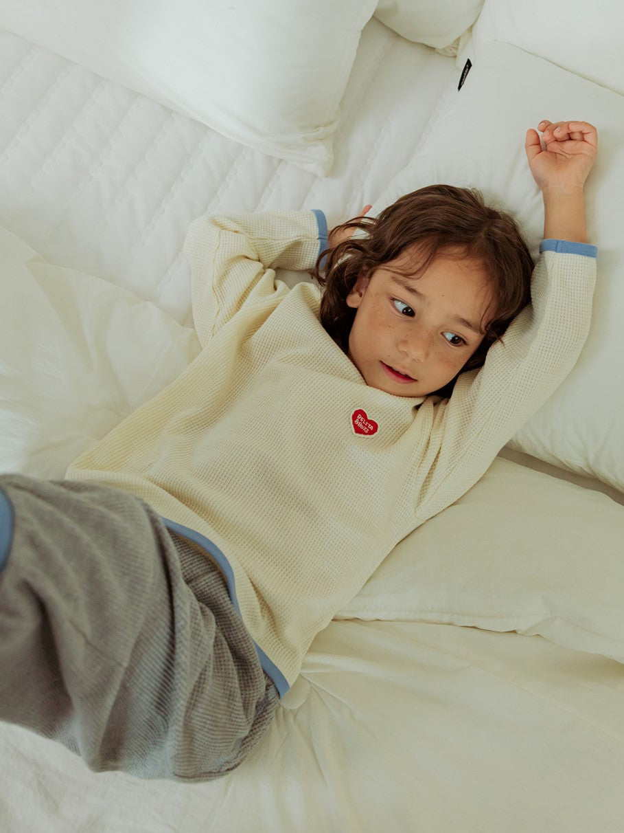 [SET] Cream BB Heart Waffle One Mile