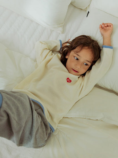 [SET] Cream BB Heart Waffle One Mile