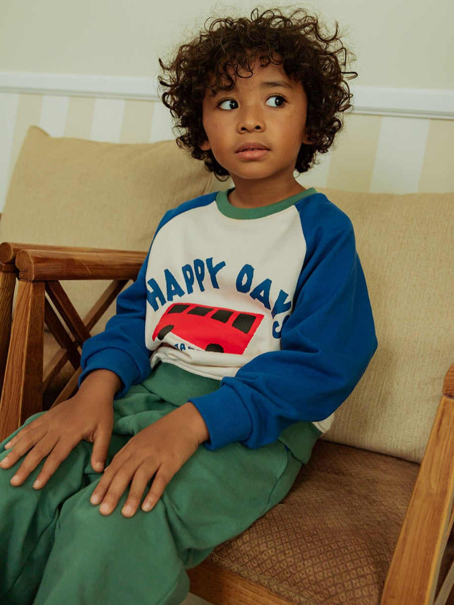 [SET] Blue Bus Color Block Jogger