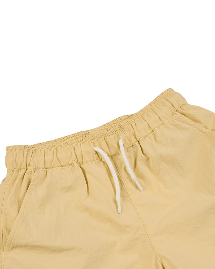Yellow BB Heart Edge Color Block Shorts
