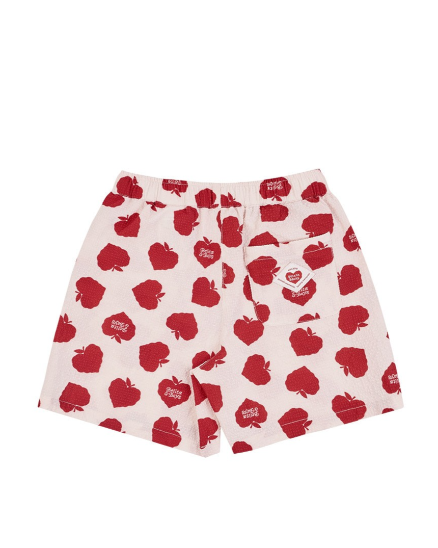 [SET] Red Bubble Apple Polysucker Shirt & Shorts