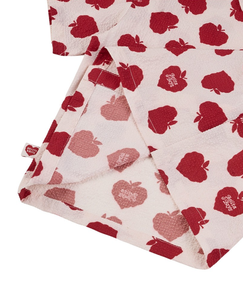 [SET] Red Bubble Apple Polysucker Shirt & Shorts