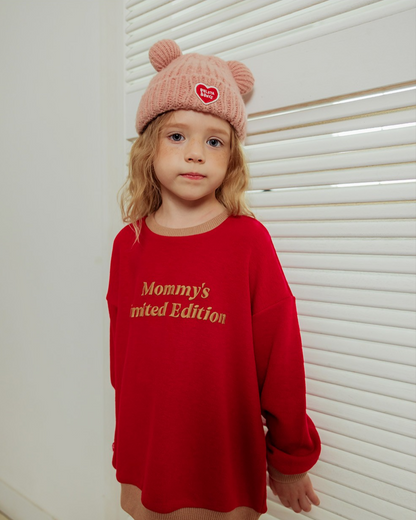 Pink BB Heart Bear Beanie