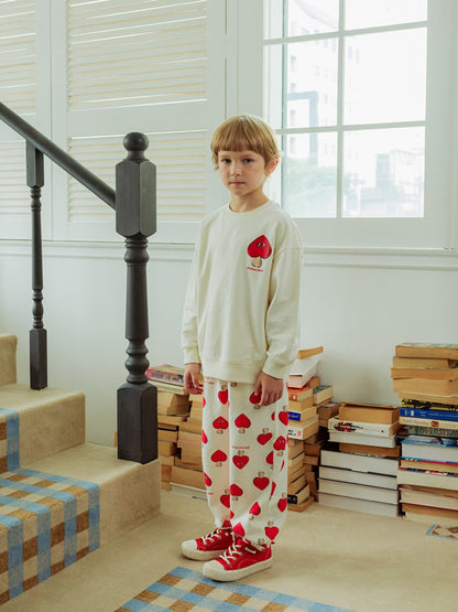 [SET] Cream Mushroom Pattern Jogger