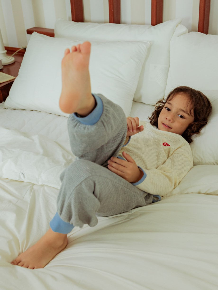 [SET] Cream BB Heart Waffle One Mile