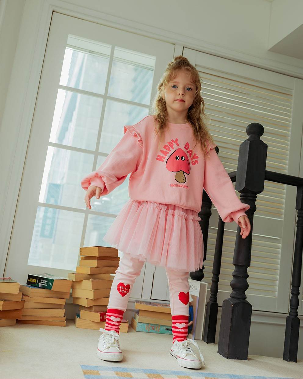 GIRL Pink Layered Tulle Skirt