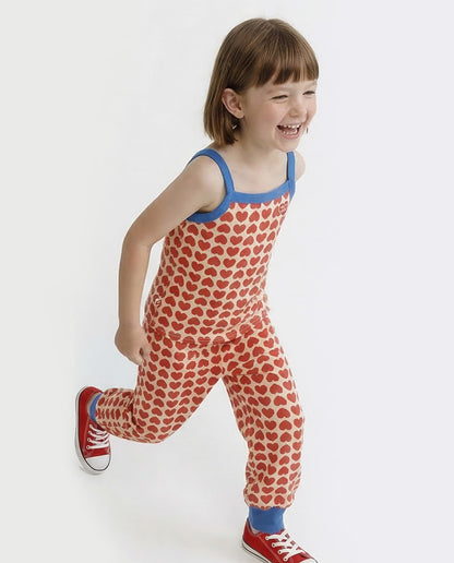 Red BB Heart Pattern One Mile Jogger