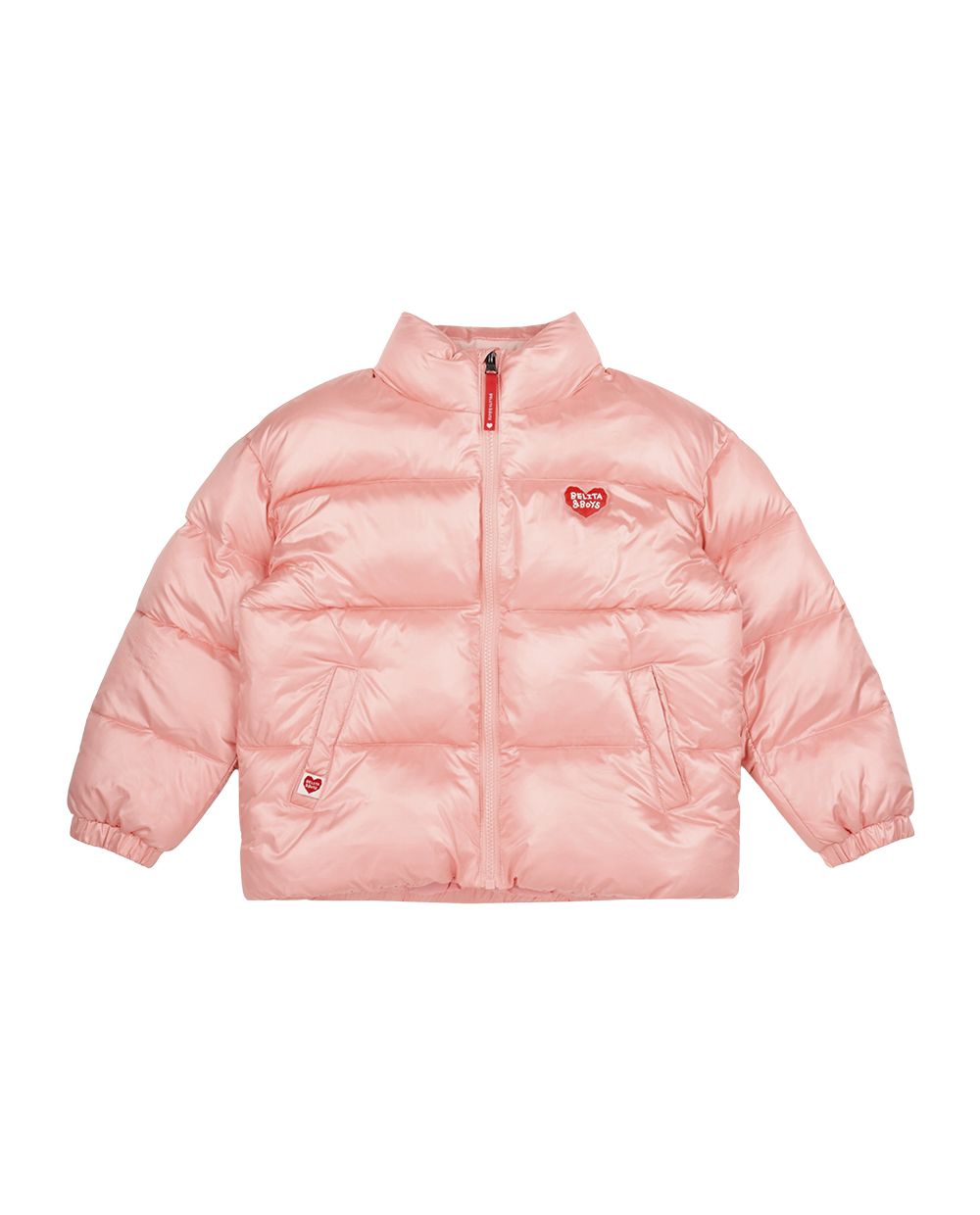 Pink BB Heart Basic Puffer Jumper