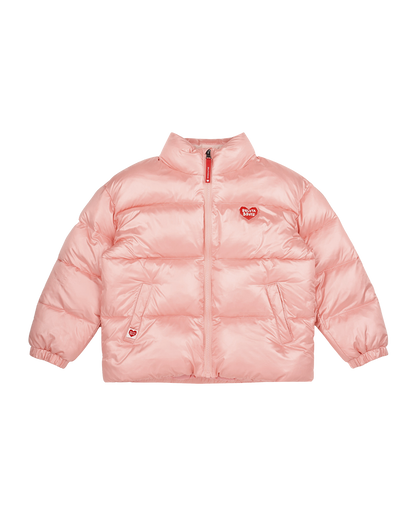 Pink BB Heart Basic Puffer Jumper