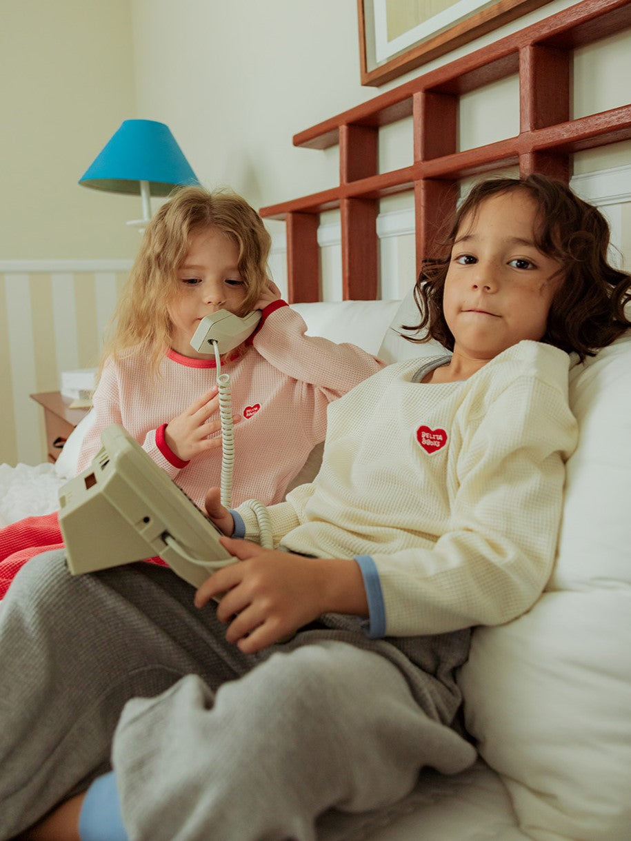 [SET] Cream BB Heart Waffle One Mile