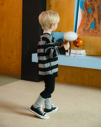 Black Color Block Leggings