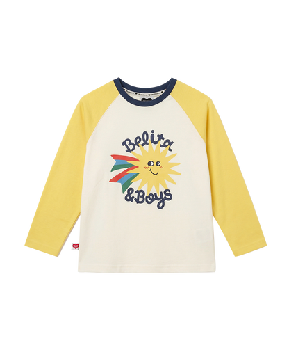 Yellow Sun Raglan Long Sleeve