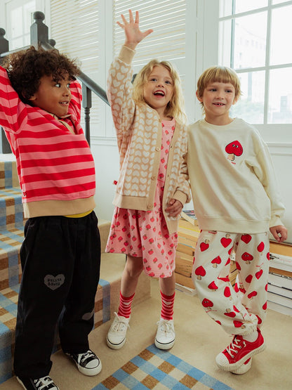 [SET] Cream Mushroom Pattern Jogger