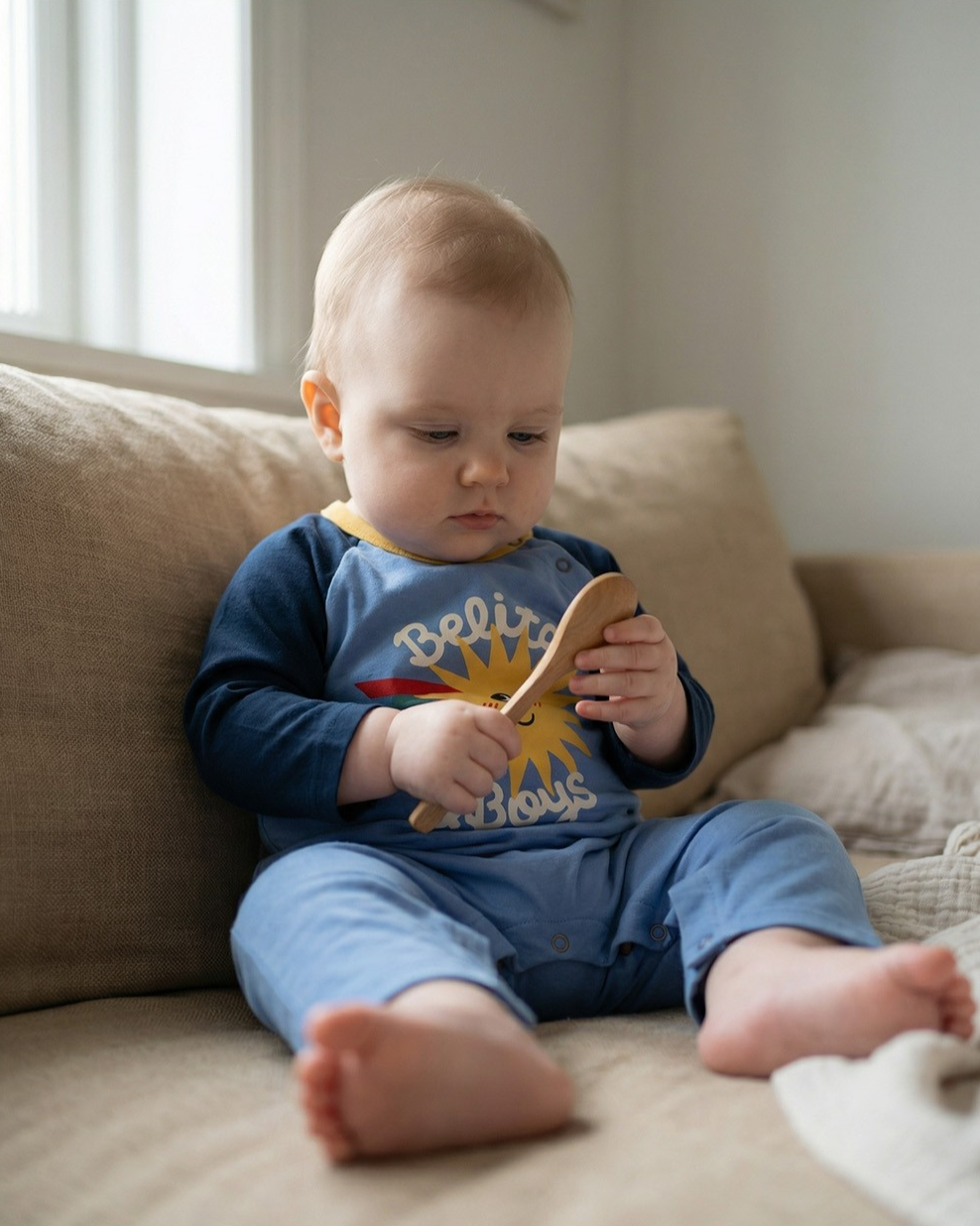 BABY Navy Sun Jumpsuit
