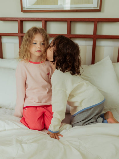 [SET] Cream BB Heart Waffle One Mile