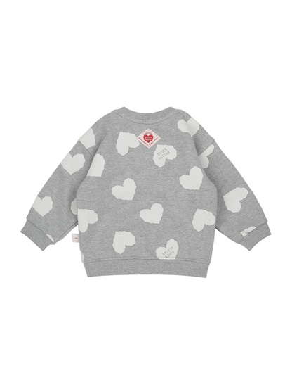 [BABY SET] Grey BB Heart Pattern Jogger