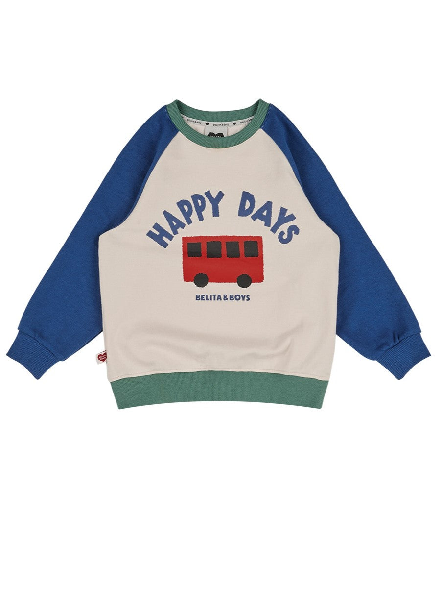 [SET] Blue Bus Color Block Jogger