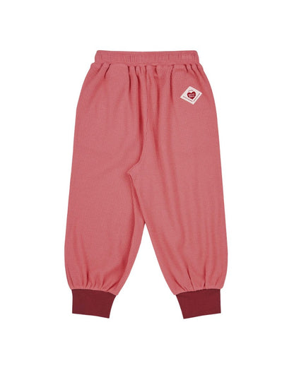 [SET] Pink BB Heart Waffle One Mile