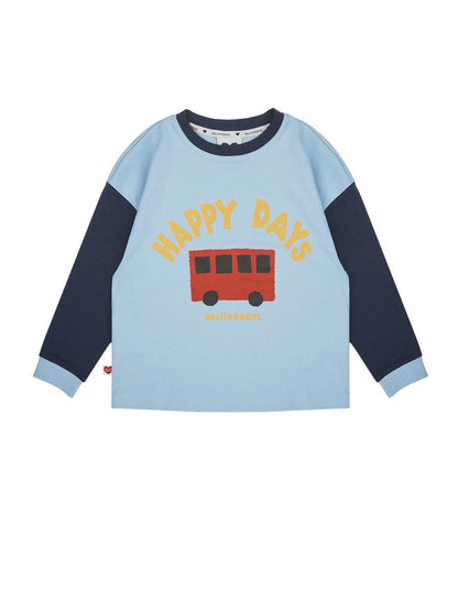 [SET] Navy Bus Color Block One Mile