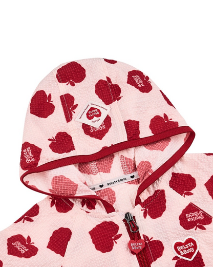 BABY Red Bubble Apple Pattern Windbreaker