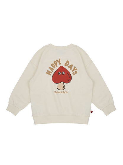 [SET] Cream Mushroom Pattern Jogger